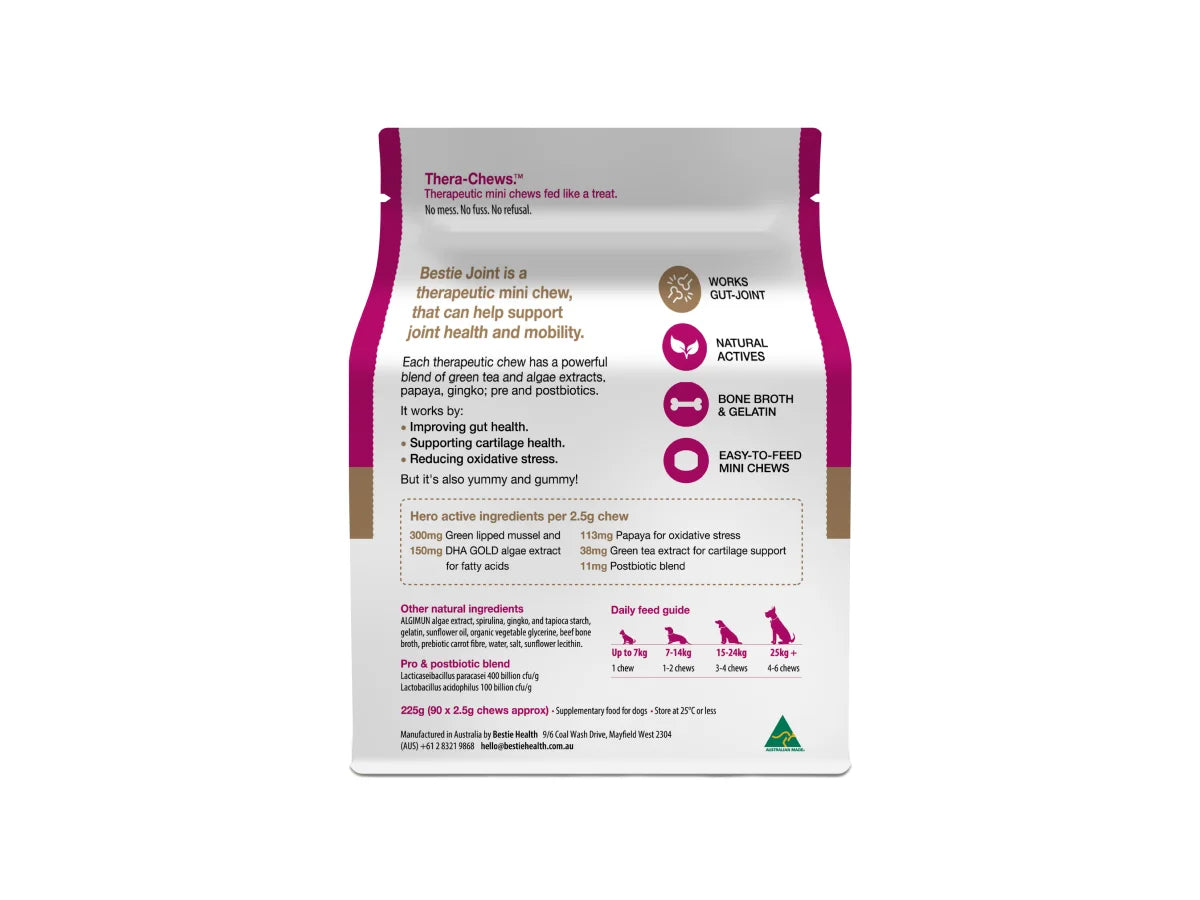 Bestie Joint for Dogs: Thera-Chews™️ for Healthier Joints